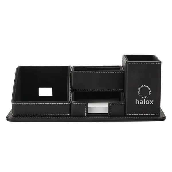 Oxford Desk Organizer w/Phone Holder... from ASI 67866 Logomark/Valumark