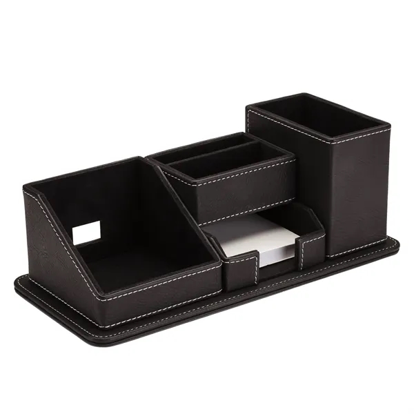 Oxford Desk Organizer w/Phone Holder... from ASI 67866 Logomark/Valumark