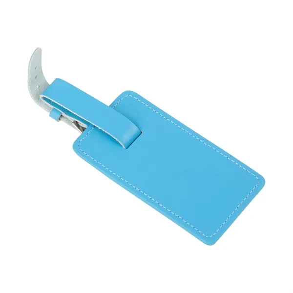 0.5" x 2.25" x 6.12" Fragolino leather luggage spotter tag with... from ASI 67866 Logomark/Valumark / Valumark™