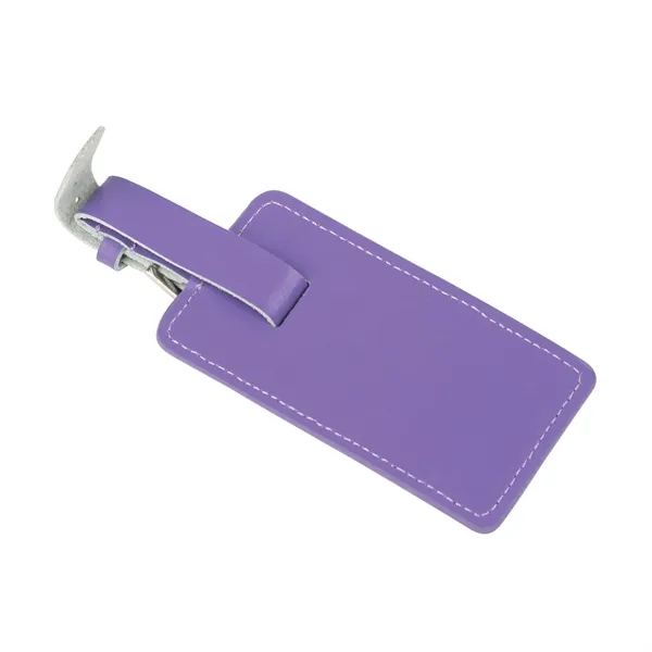 0.5" x 2.25" x 6.12" Fragolino leather luggage spotter tag with... from ASI 67866 Logomark/Valumark / Valumark™