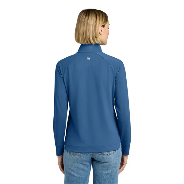 Brooks Brothers Women's Luxe Performance 1/4-Zip... from ASI 84863 SanMar