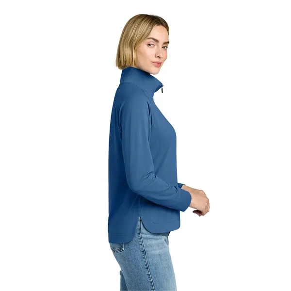 Brooks Brothers Women's Luxe Performance 1/4-Zip... from ASI 84863 SanMar