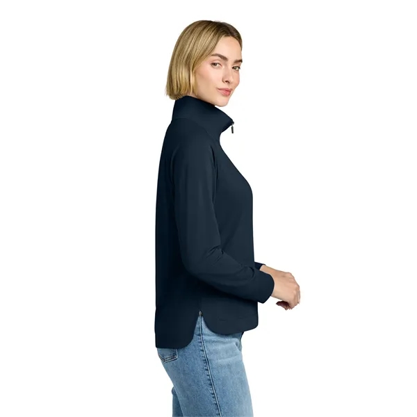 Brooks Brothers Women's Luxe Performance 1/4-Zip... from ASI 84863 SanMar
