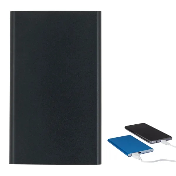 0.38" x 4.5" x 2.69" Epsilon mobile power bank with 4000mAh... from ASI 67866 Logomark/Valumark