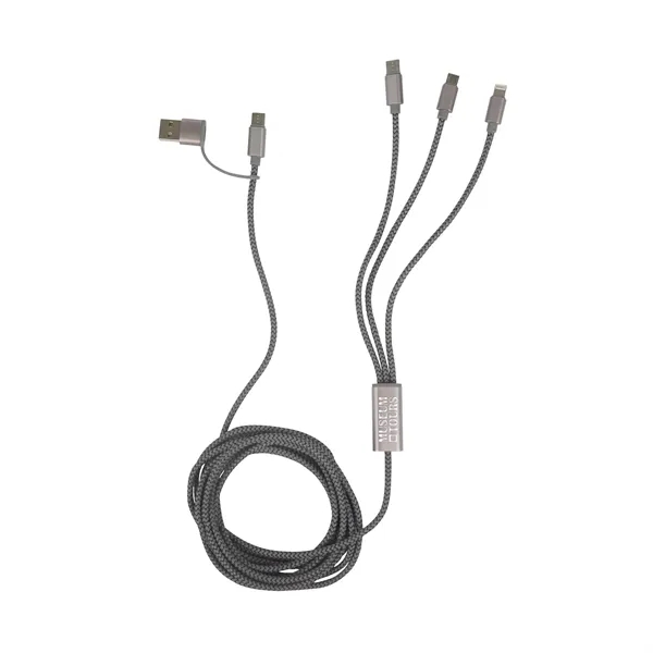Virgo 9' RPET 5-in-1 Charging Cable... from ASI 67866 Logomark/Valumark