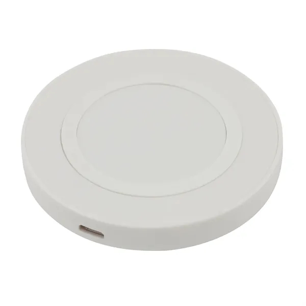 2.75" x 0.38" x 2.75" Boreus wireless charging pad with 20"... from ASI 67866 Logomark/Valumark
