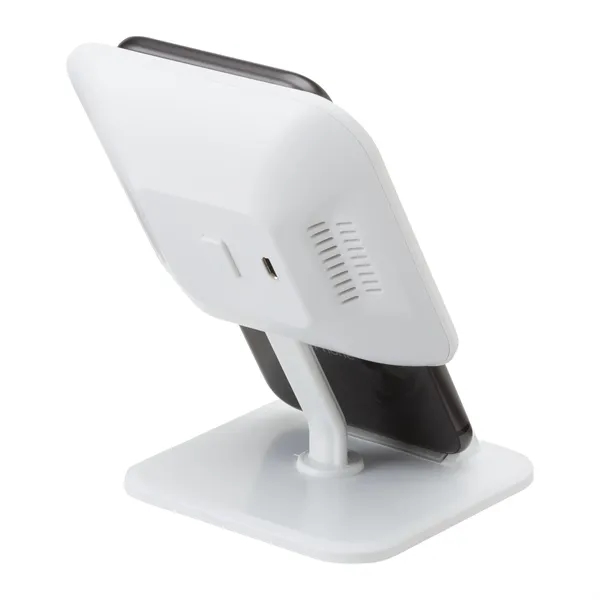 3.38" x 4" x 3.38" Argus adjustable wireless charging stand.... from ASI 67866 Logomark/Valumark