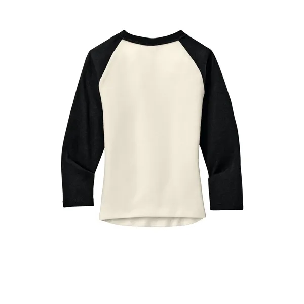 BELLA+CANVAS Women's Micro Rib 3/4 Raglan Baby Tee... from ASI 84863 SanMar