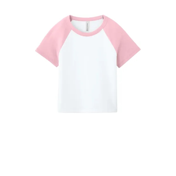 BELLA+CANVAS Women's Micro Rib Raglan Baby Tee... from ASI 84863 SanMar