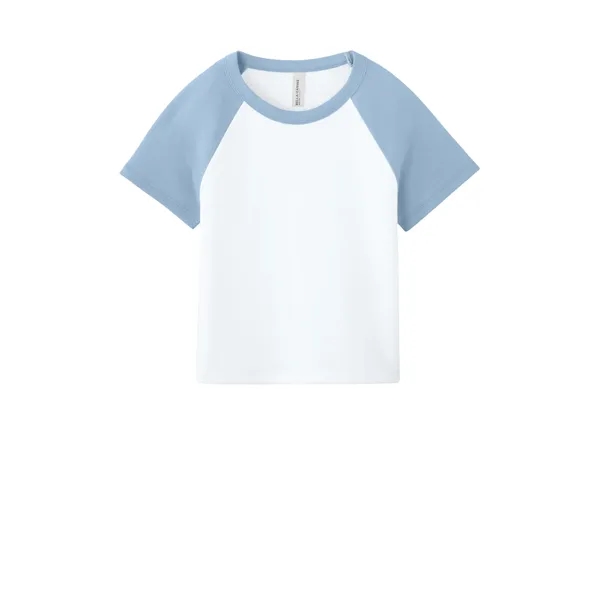 BELLA+CANVAS Women's Micro Rib Raglan Baby Tee... from ASI 84863 SanMar