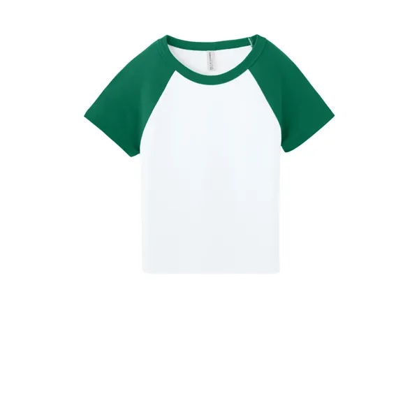 BELLA+CANVAS Women's Micro Rib Raglan Baby Tee... from ASI 84863 SanMar