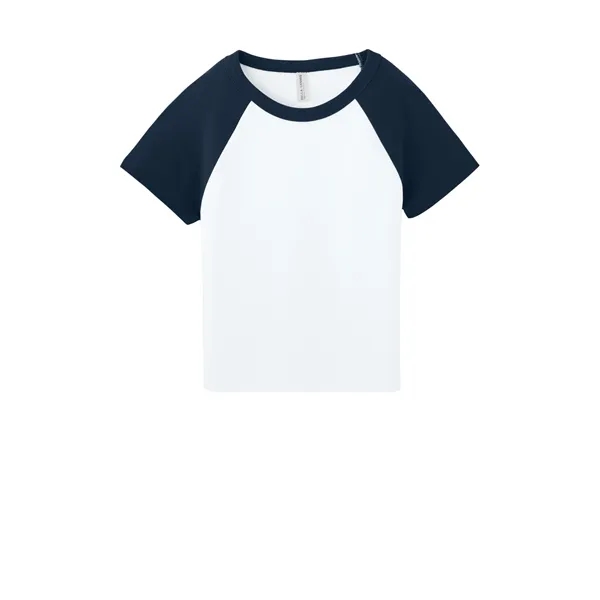 BELLA+CANVAS Women's Micro Rib Raglan Baby Tee... from ASI 84863 SanMar