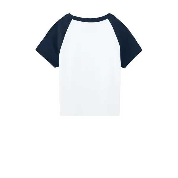 BELLA+CANVAS Women's Micro Rib Raglan Baby Tee... from ASI 84863 SanMar