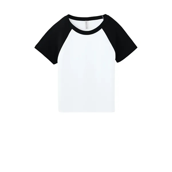 BELLA+CANVAS Women's Micro Rib Raglan Baby Tee... from ASI 84863 SanMar