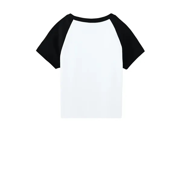 BELLA+CANVAS Women's Micro Rib Raglan Baby Tee... from ASI 84863 SanMar