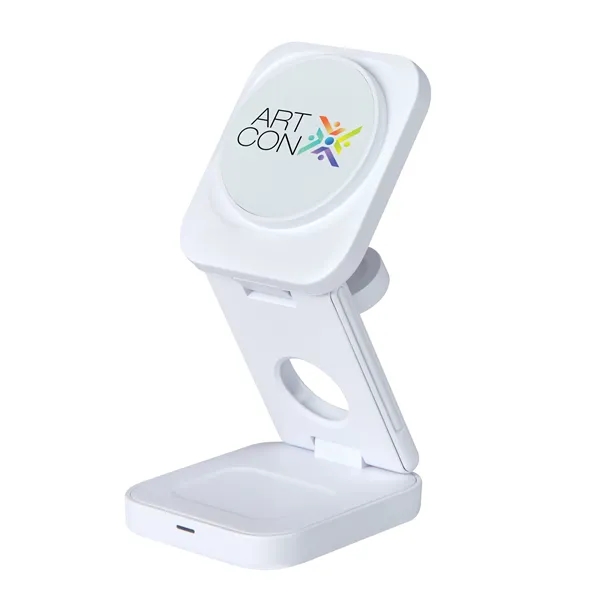 Seth 3-in-1 15W Wireless Charging Station... from ASI 67866 Logomark/Valumark
