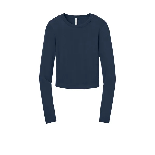 BELLA+CANVAS Women's Micro Rib Long Sleeve Baby Tee... from ASI 84863 SanMar