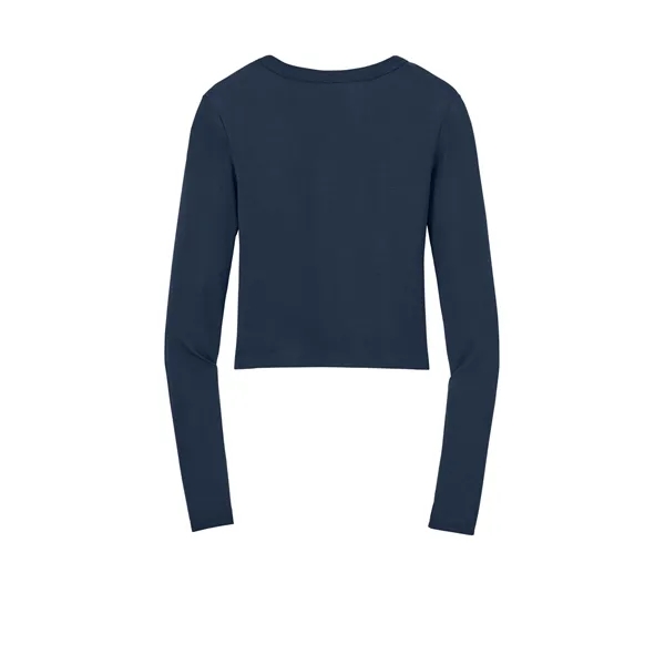 BELLA+CANVAS Women's Micro Rib Long Sleeve Baby Tee... from ASI 84863 SanMar