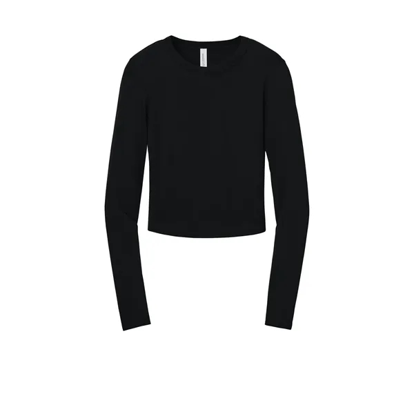 BELLA+CANVAS Women's Micro Rib Long Sleeve Baby Tee... from ASI 84863 SanMar