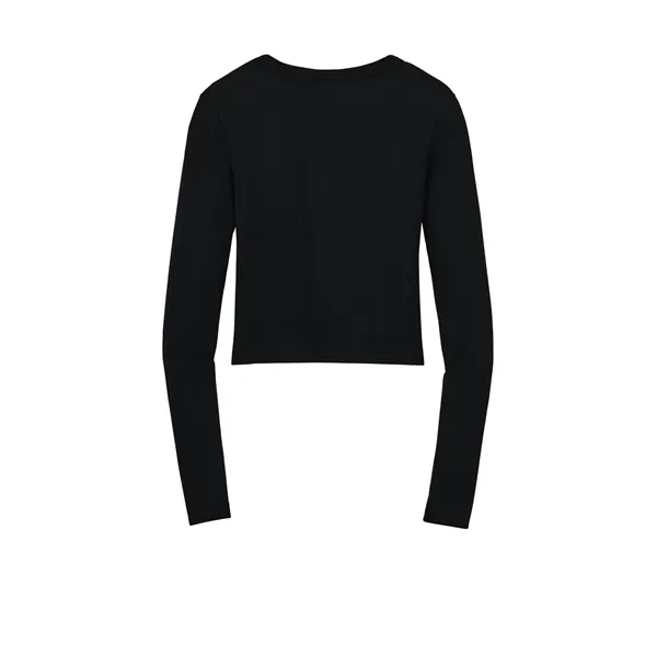 BELLA+CANVAS Women's Micro Rib Long Sleeve Baby Tee... from ASI 84863 SanMar