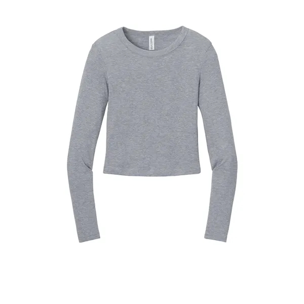 BELLA+CANVAS Women's Micro Rib Long Sleeve Baby Tee... from ASI 84863 SanMar