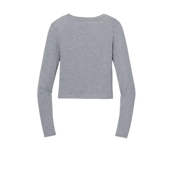 BELLA+CANVAS Women's Micro Rib Long Sleeve Baby Tee... from ASI 84863 SanMar