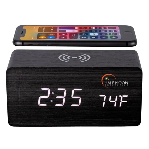 Opus Wireless Charging Speaker w/ Clock... from ASI 67866 Logomark/Valumark