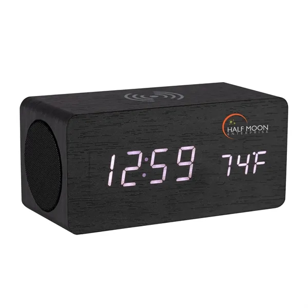 Opus Wireless Charging Speaker w/ Clock... from ASI 67866 Logomark/Valumark