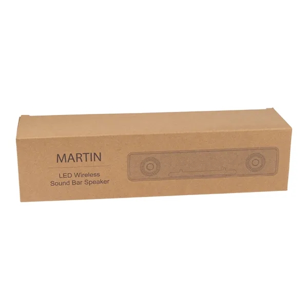 Martin LED Wireless Sound Bar Speaker... from ASI 67866 Logomark/Valumark
