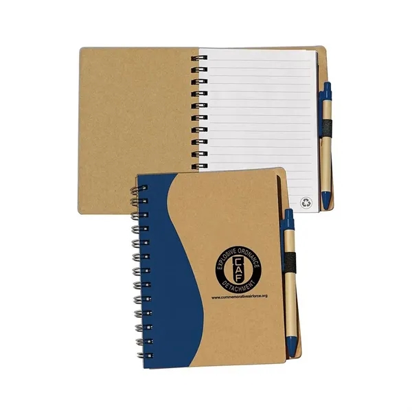 Large recycled journal with 80 double-sided lined sheets of paper, cardboard... from ASI 68507 The Magnet Group / Perfect Line