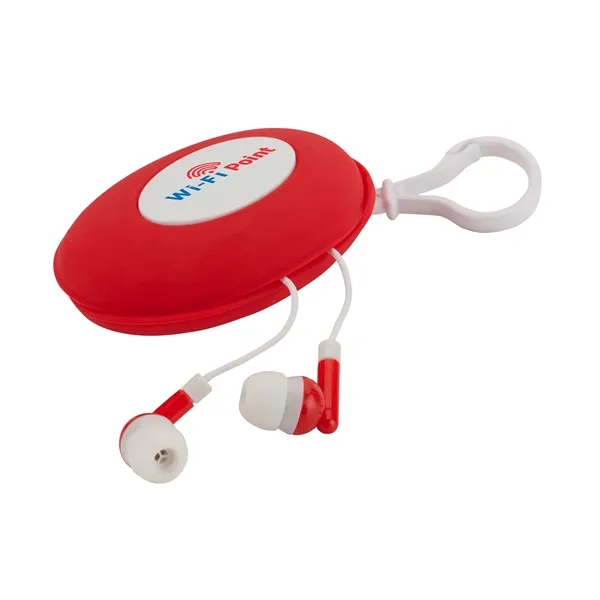 Fado Stereo Earbuds In Case... from ASI 67866 Logomark/Valumark / Valumark™