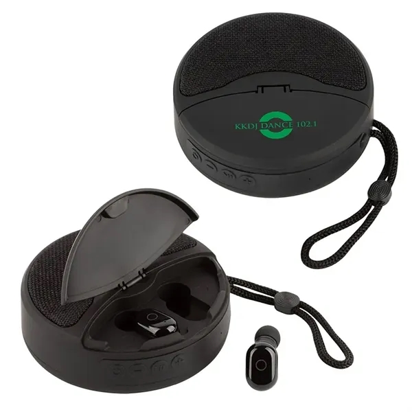 Duality True Wireless Earbuds & Speaker... from ASI 67866 Logomark/Valumark