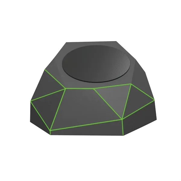 2.31" x 2.56" x 2.56" Xoopar geo dock charger with light-up... from ASI 67866 Logomark/Valumark