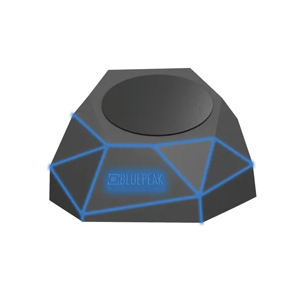 2.31" x 2.56" x 2.56" Xoopar geo dock charger with light-up... from ASI 67866 Logomark/Valumark