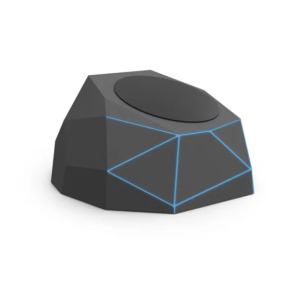 2.31" x 2.56" x 2.56" Xoopar geo dock charger with light-up... from ASI 67866 Logomark/Valumark