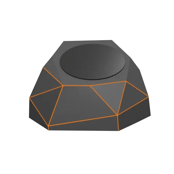 2.31" x 2.56" x 2.56" Xoopar geo dock charger with light-up... from ASI 67866 Logomark/Valumark