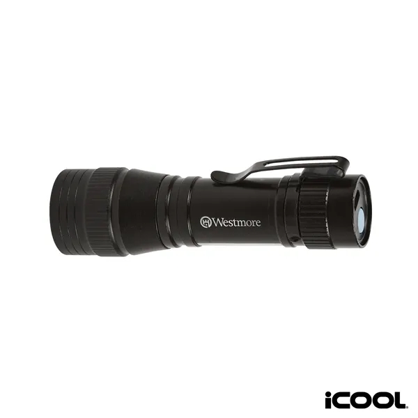 iCOOL® Woodland Mini Rechargeable Tactical Flashlight... from ASI 67866 Logomark/Valumark