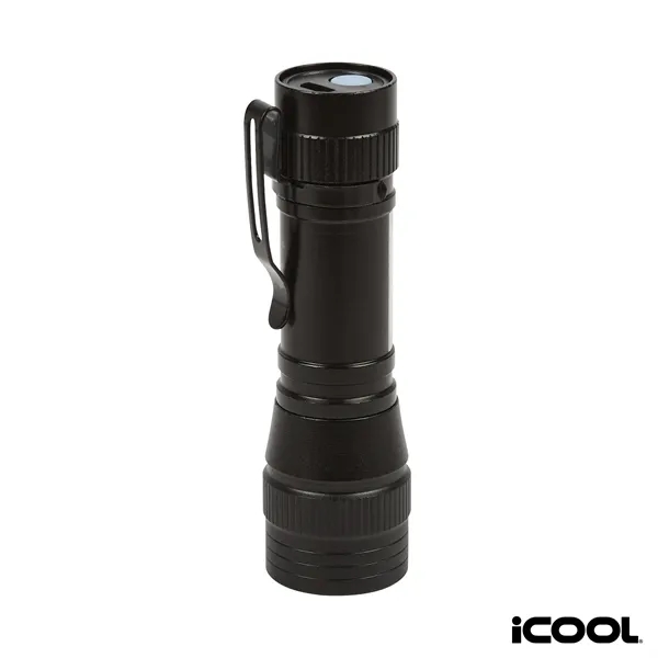 iCOOL® Woodland Mini Rechargeable Tactical Flashlight... from ASI 67866 Logomark/Valumark