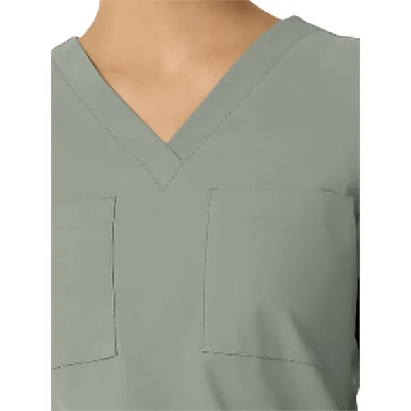 Parkley Kinetic - Women's Two-Pocket CELINE Tuck Band V-N...... from ASI 86018 Scrub Authority