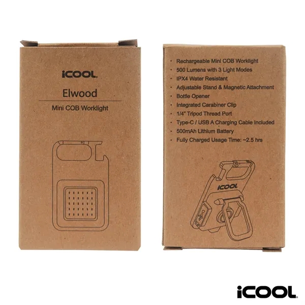 iCOOL® Elwood Rechargeable Multi-Function COB Emergency W...... from ASI 67866 Logomark/Valumark