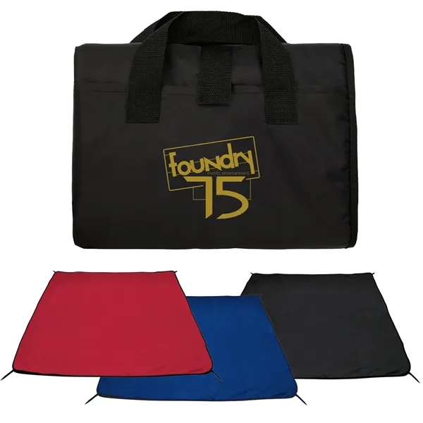 Water-Resistant Picnic Blanket with Stakes... from ASI 40480 Koozie Group