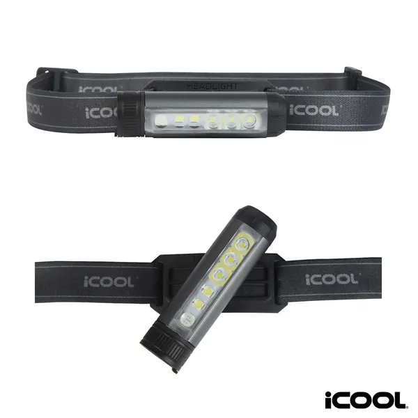 iCOOL® Templeton Rechargeable LED Headlamp... from ASI 67866 Logomark/Valumark