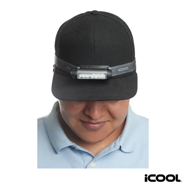 iCOOL® Templeton Rechargeable LED Headlamp... from ASI 67866 Logomark/Valumark