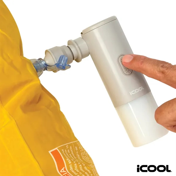 iCOOL® Thornton Air Pump / Camping Light... from ASI 67866 Logomark/Valumark