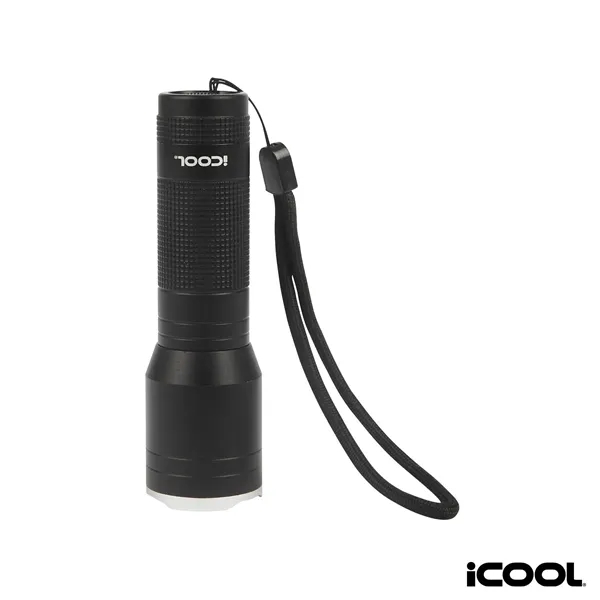 iCOOL® Butte 500-Lumen Aluminum Tactical Flashlight... from ASI 67866 Logomark/Valumark