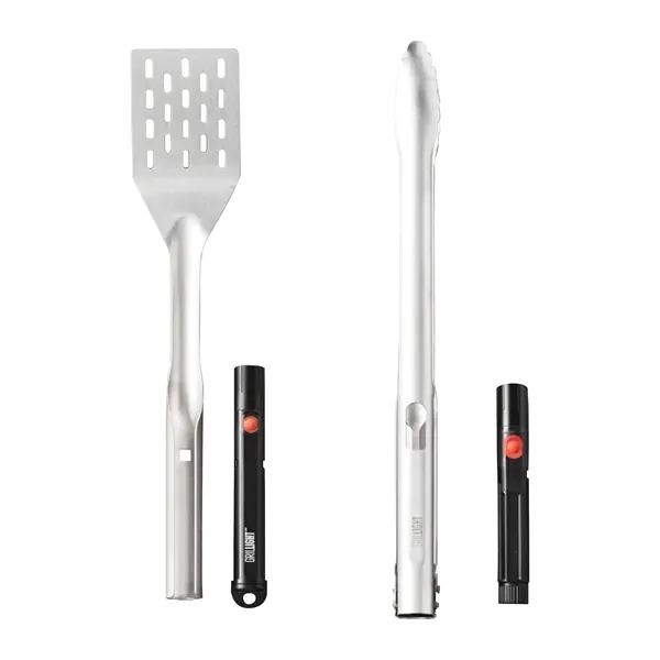 Grillight® Premium Stainless Steel LED Grill Set... from ASI 67866 Logomark/Valumark