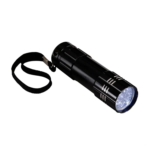 Flashlight made of metal with 9 LEDs.... from ASI 68507 The Magnet Group / Innovations by Magnet™