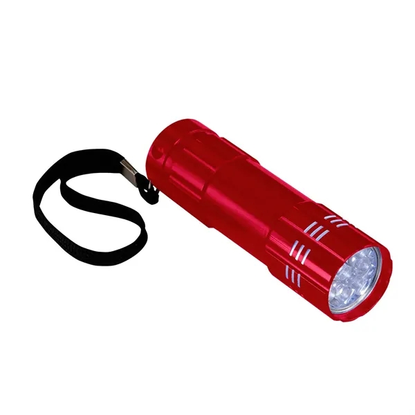 Flashlight made of metal with 9 LEDs.... from ASI 68507 The Magnet Group / Innovations by Magnet™