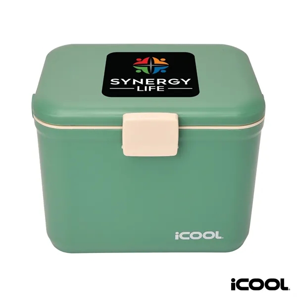 iCOOL® Hale 6-Can, 5.25 Qt Hard Sided Cooler... from ASI 67866 Logomark/Valumark
