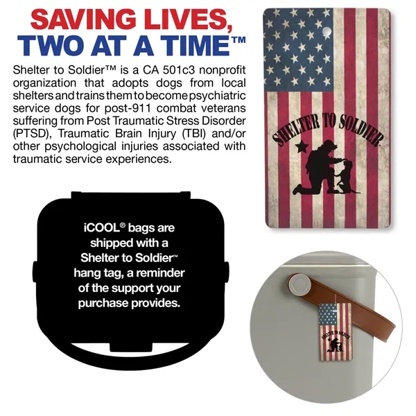 iCOOL® Hale 6-Can, 5.25 Qt Hard Sided Cooler... from ASI 67866 Logomark/Valumark